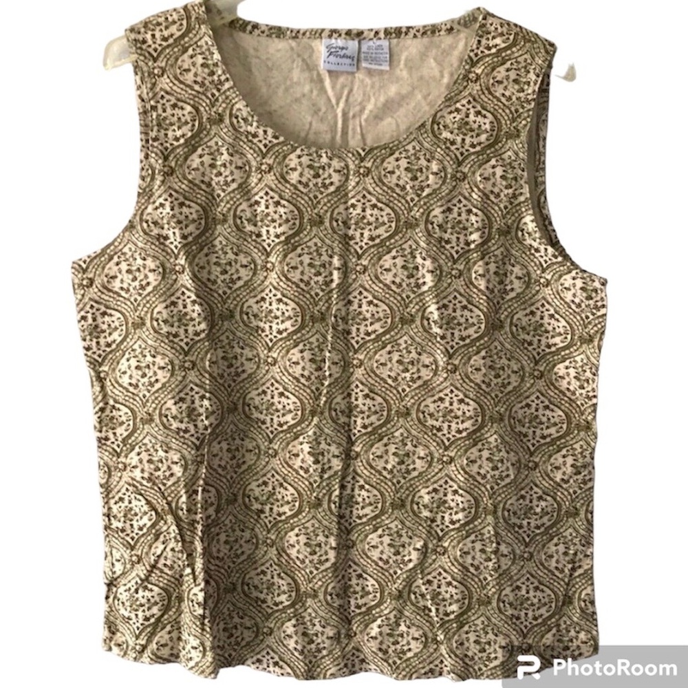 Vintage Linen Tank Top